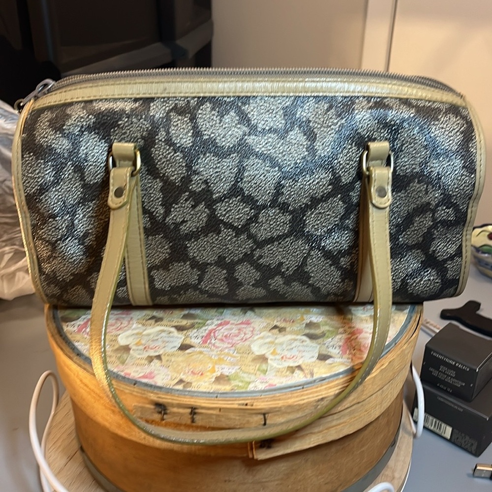 SALE Yves Saint Laurent YSL giraffe-print Boston bag, great condition! - Picture 3 of 15